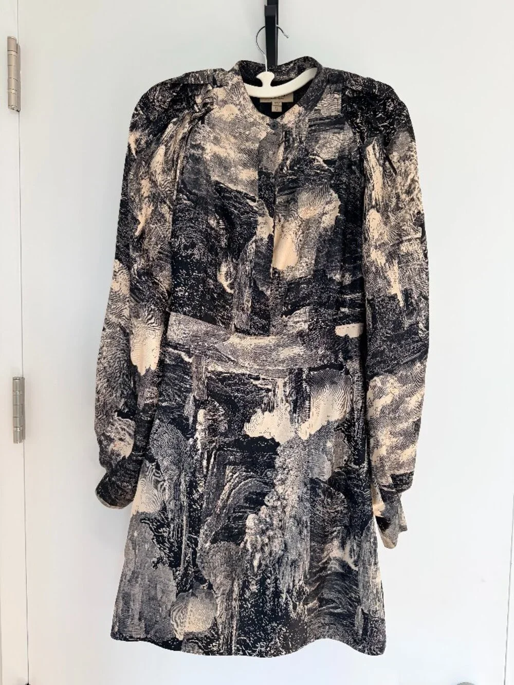 Burberry Dress 2019 SS Japanese newspaper print - Picture 1 of 5